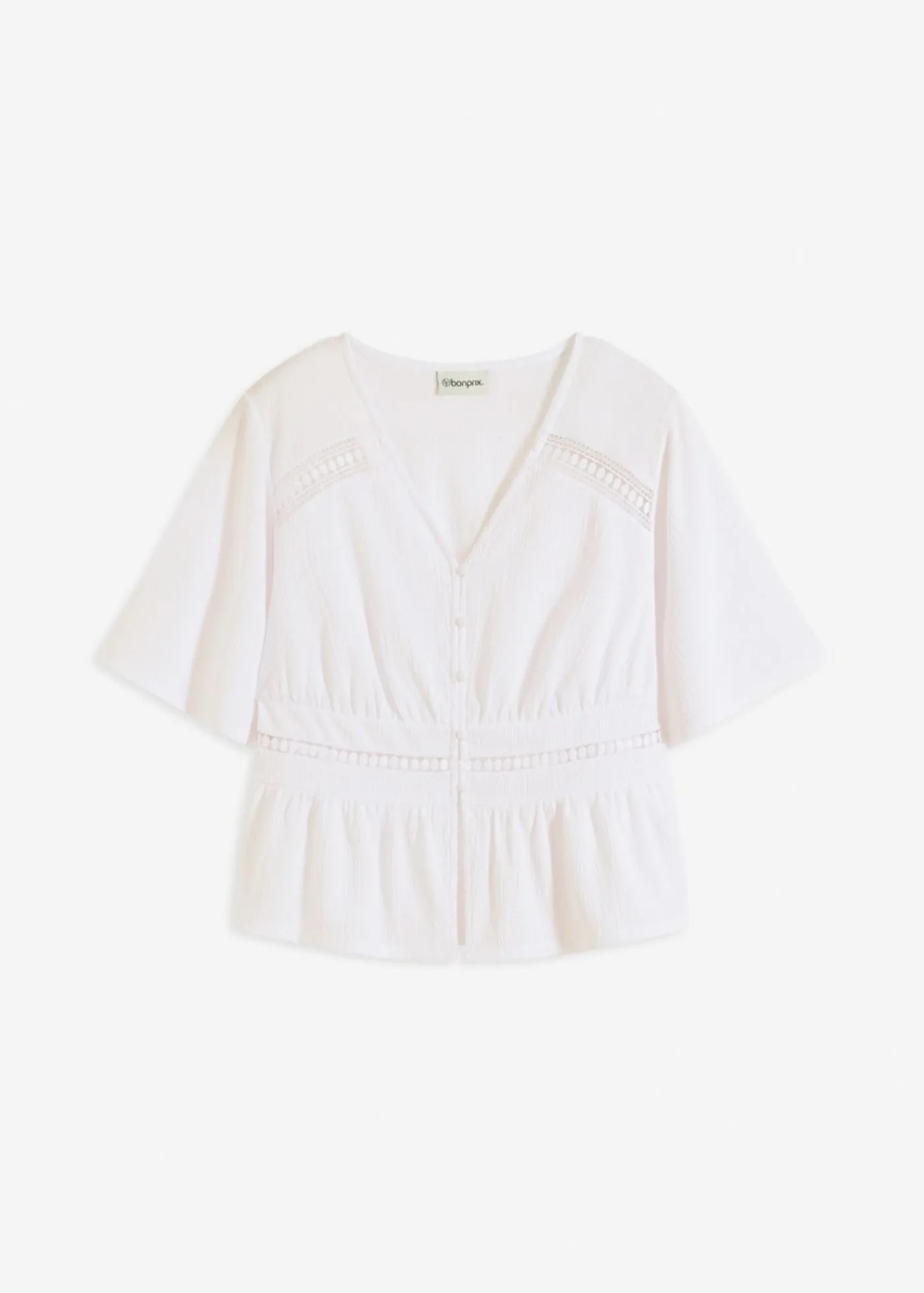 Online Camiseta tipo túnica con encaje Mujer Camisetas