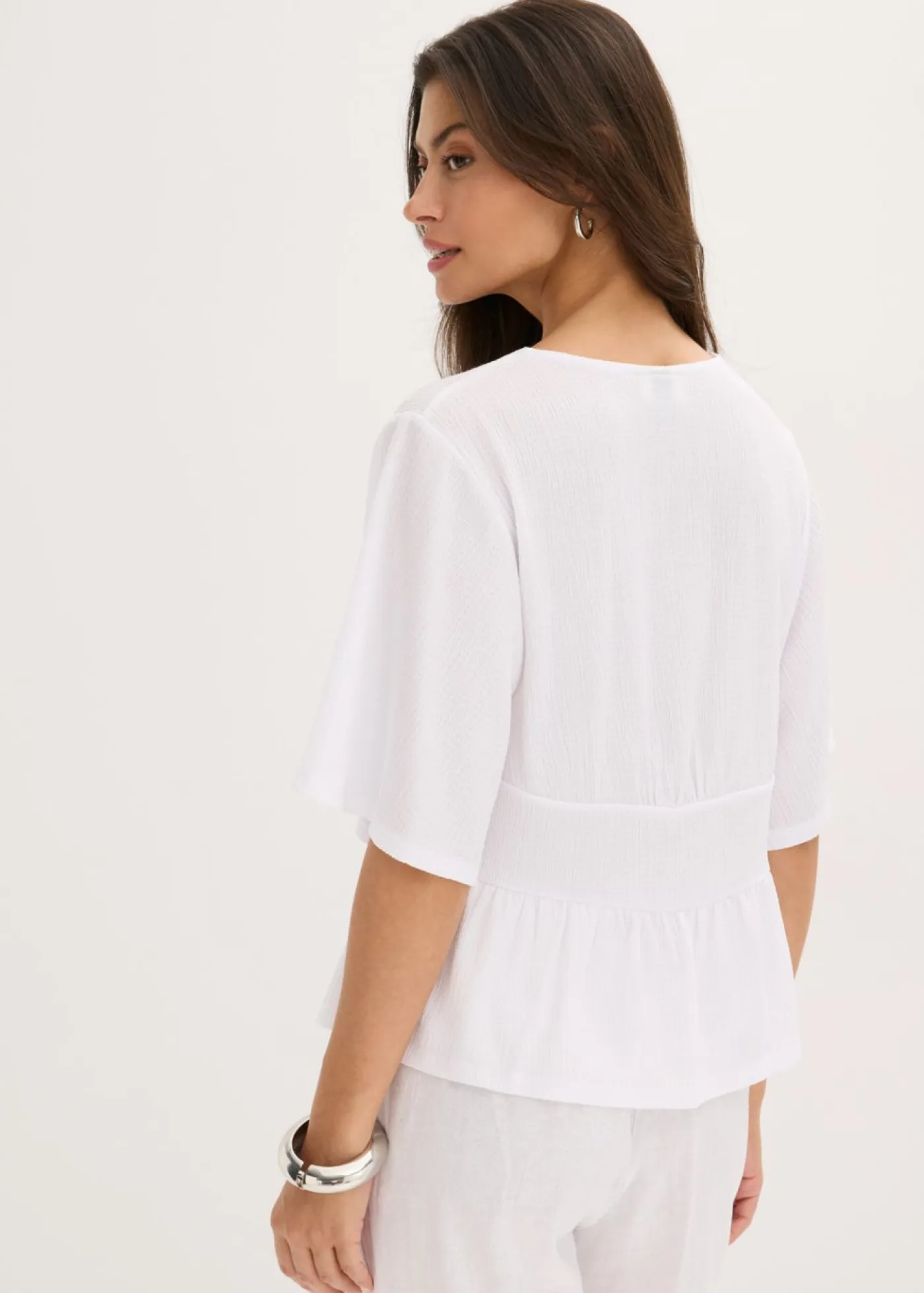 Online Camiseta tipo túnica con encaje Mujer Camisetas