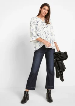 Sale Camiseta tipo túnica con mangas 3/4 Mujer Camisas Y Blusas