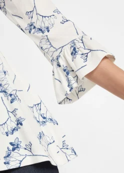 Sale Camiseta tipo túnica con mangas 3/4 Mujer Camisas Y Blusas