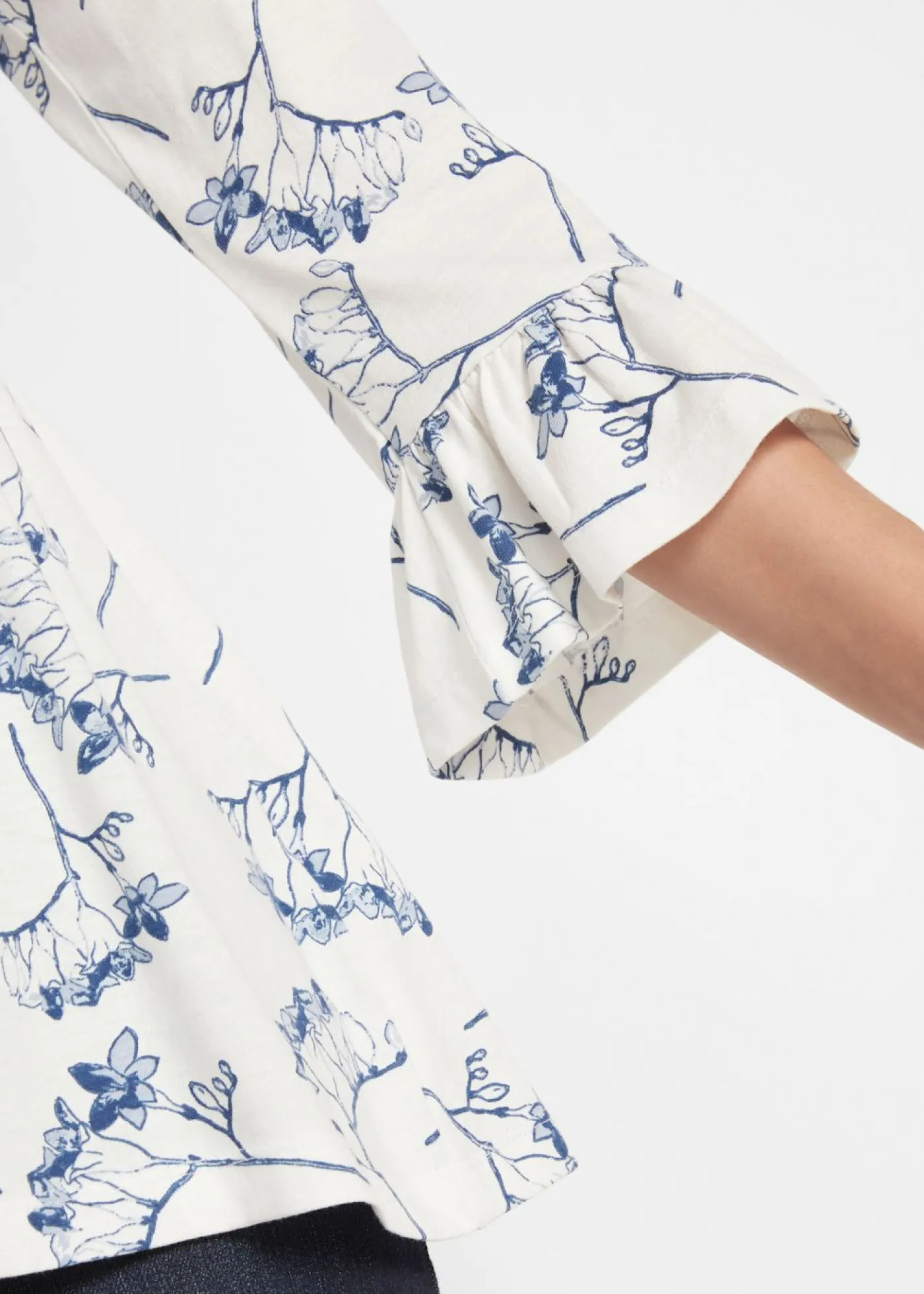 Sale Camiseta tipo túnica con mangas 3/4 Mujer Camisas Y Blusas