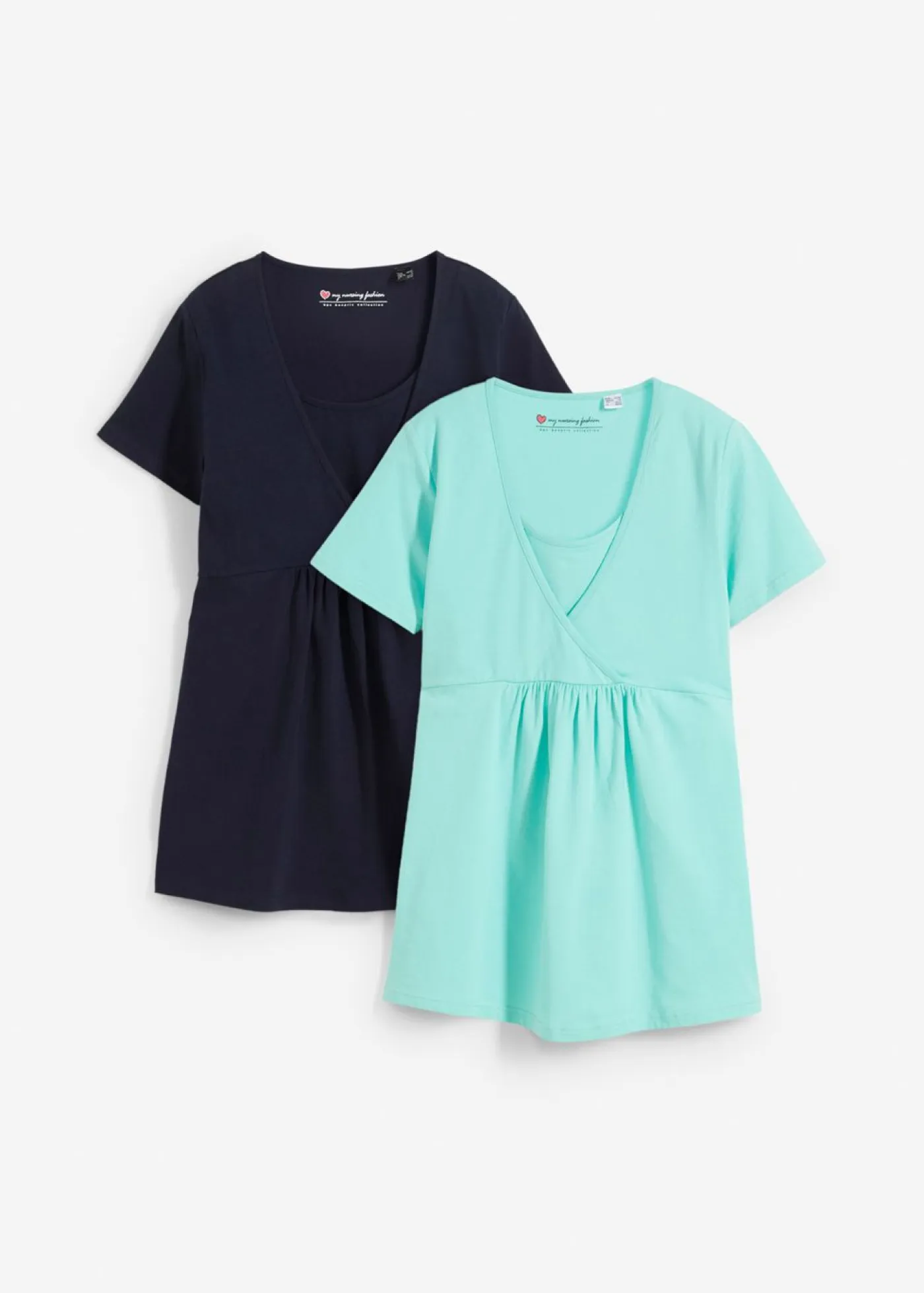 Clearance Camisetas premamá y de lactancia 2 en 1 (2 unidades) Mujer Premamá