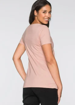 Best Camisetas premamá y de lactancia 2 en 1 (2 unidades) Mujer Premamá