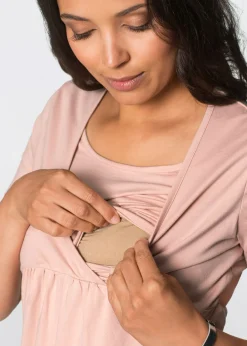 Best Camisetas premamá y de lactancia 2 en 1 (2 unidades) Mujer Premamá