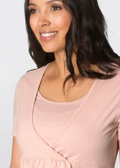Best Camisetas premamá y de lactancia 2 en 1 (2 unidades) Mujer Premamá