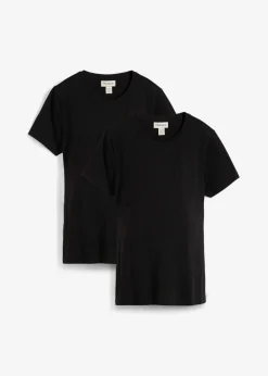 Online Camisetas premamá/de lactancia de algodón orgánico (2 unidades) Mujer Premamá