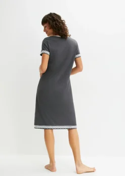 Best Camisón con botones y encaje suave Mujer Básicos|Ropa Para Dormir