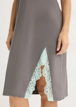 Camisón con viscosa y encaje Mujer Ropa Para Dormir