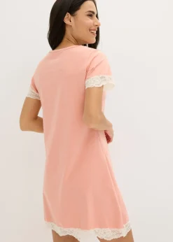 Clearance Camisón corto con un encaje delicado Mujer Ropa Para Dormir