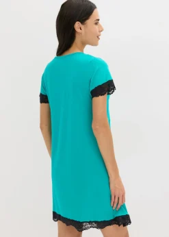 Camisón corto con un encaje delicado Mujer Ropa Para Dormir
