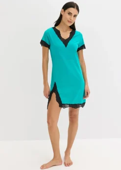 Camisón corto con un encaje delicado Mujer Ropa Para Dormir
