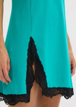 Camisón corto con un encaje delicado Mujer Ropa Para Dormir