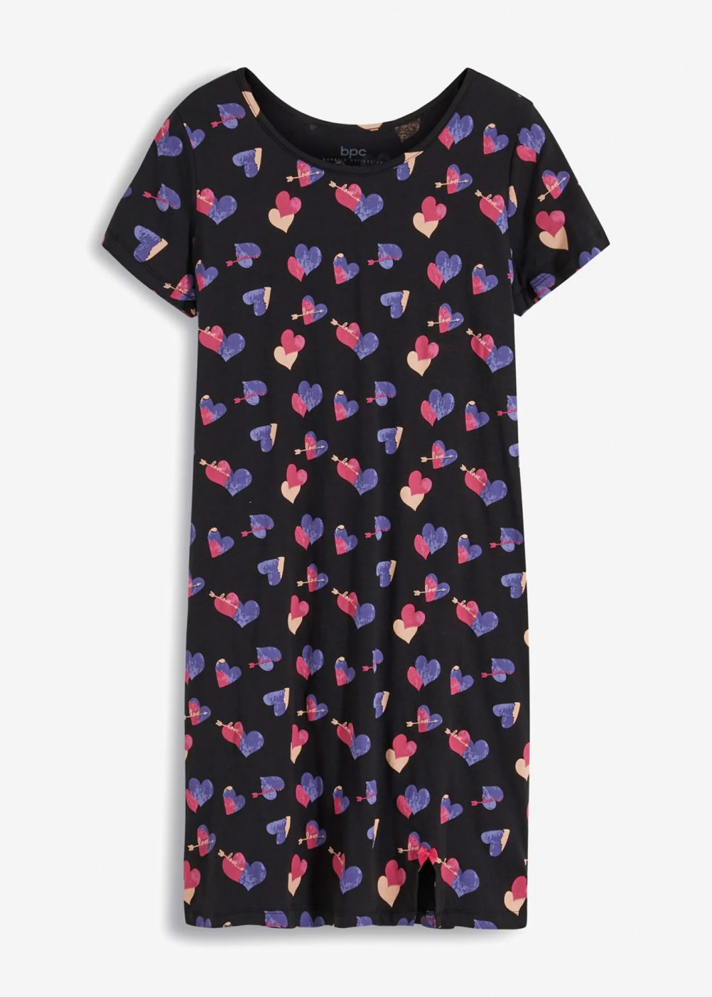 Outlet Camisón corto de algodón orgánico puro Mujer Ropa Para Dormir