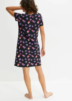 Outlet Camisón corto de algodón orgánico puro Mujer Ropa Para Dormir