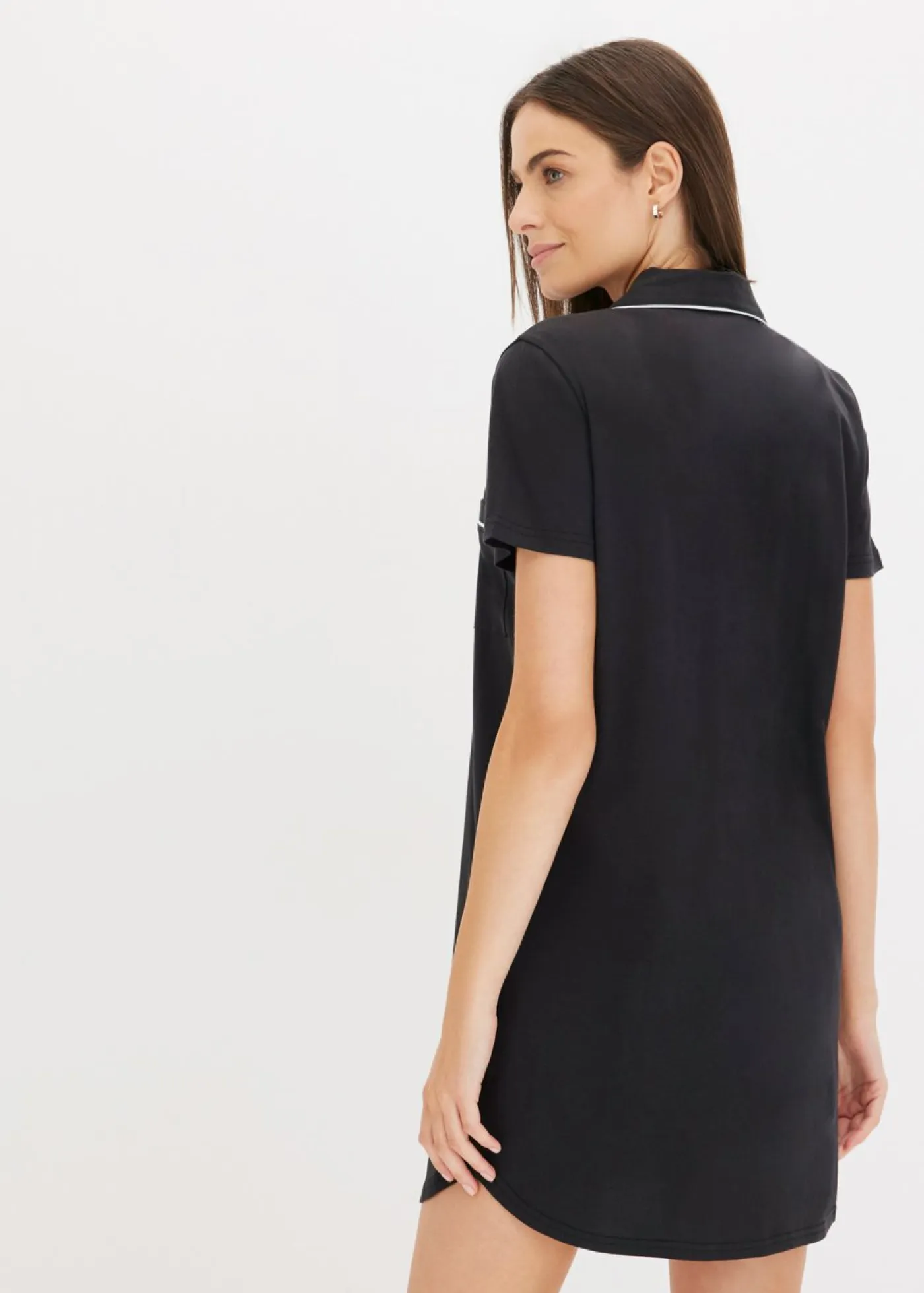 Outlet Camisón corto de algodón orgánico puro Mujer Básicos|Ropa Para Dormir