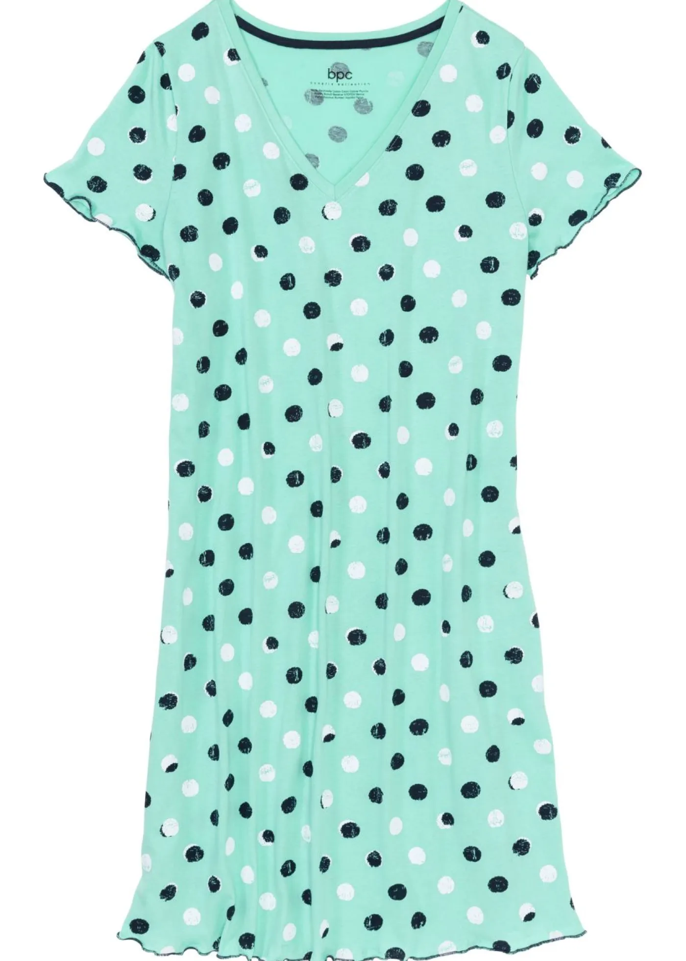 Clearance Camisón corto de algodón orgánico Mujer Ropa Para Dormir