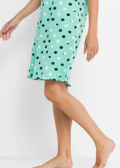 Clearance Camisón corto de algodón orgánico Mujer Ropa Para Dormir