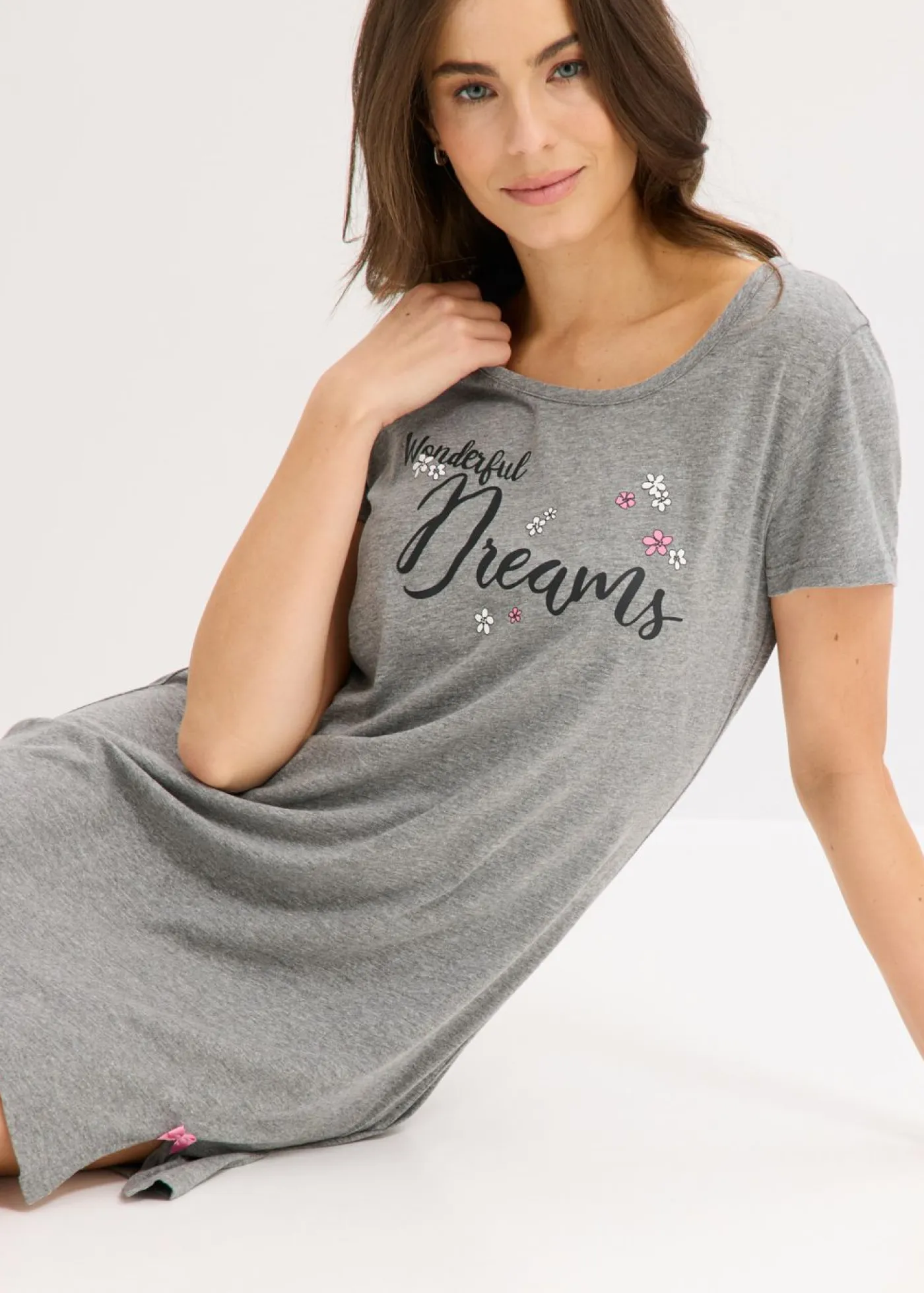 Sale Camisón corto de algodón orgánico Mujer Ropa Para Dormir|Novedades