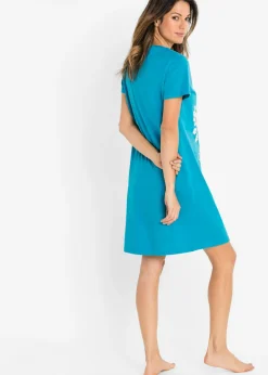 Camisón corto de algodón puro (2 unidades) Mujer Ropa Para Dormir