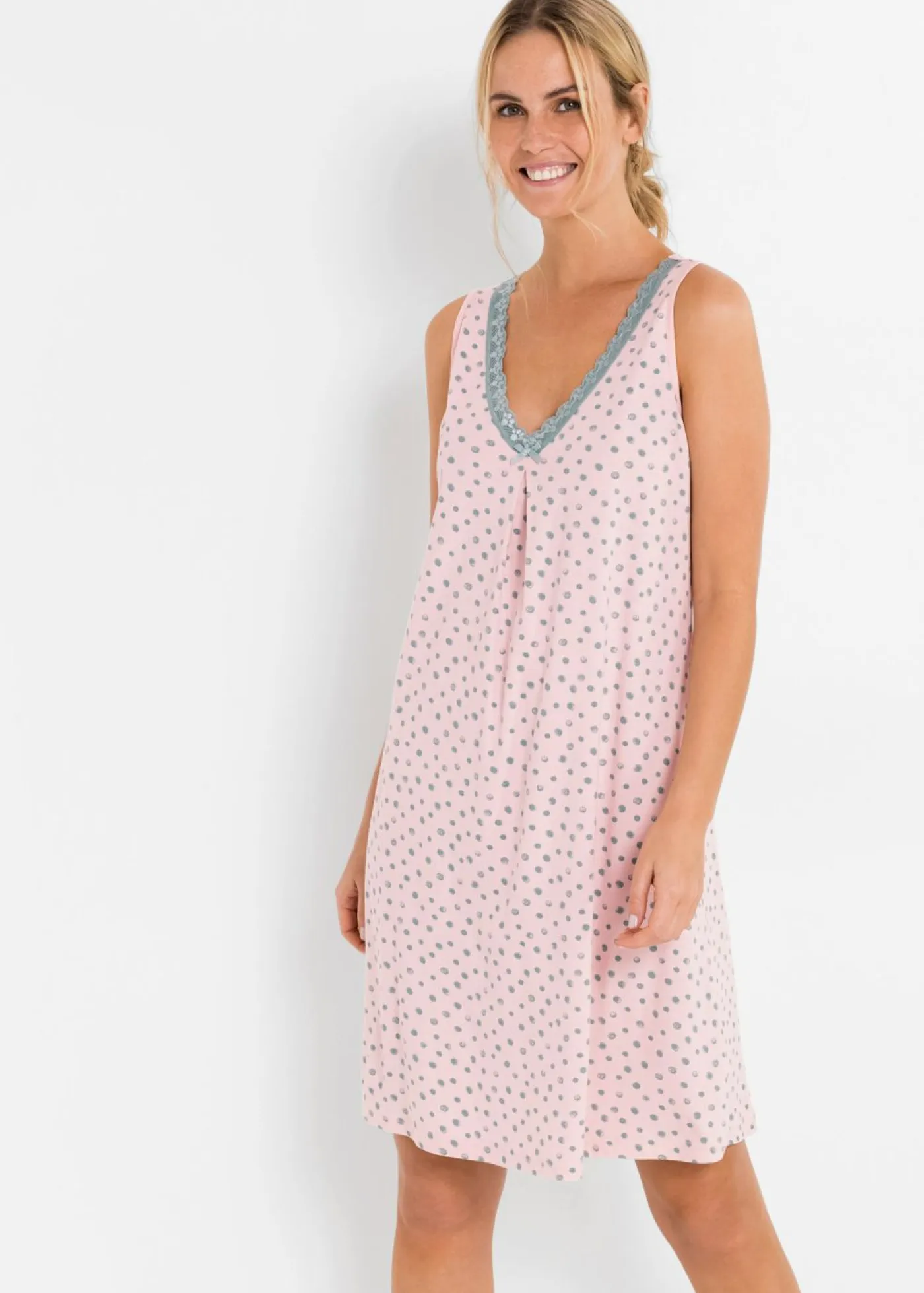 Camisón corto de mezcla suave de viscosa Mujer Ropa Para Dormir