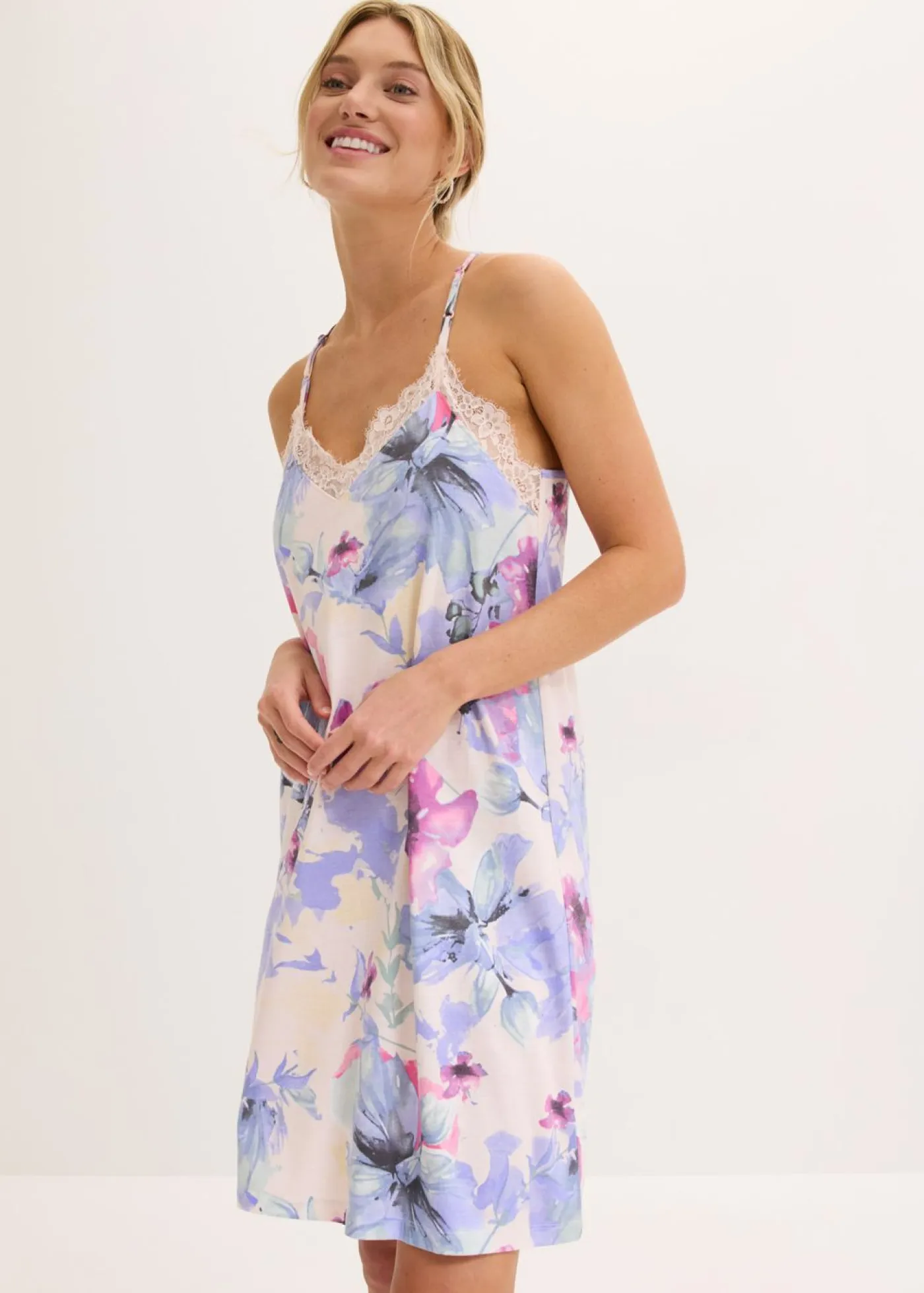 Hot Camisón corto de suave mezcla de viscosa Mujer Ropa Para Dormir