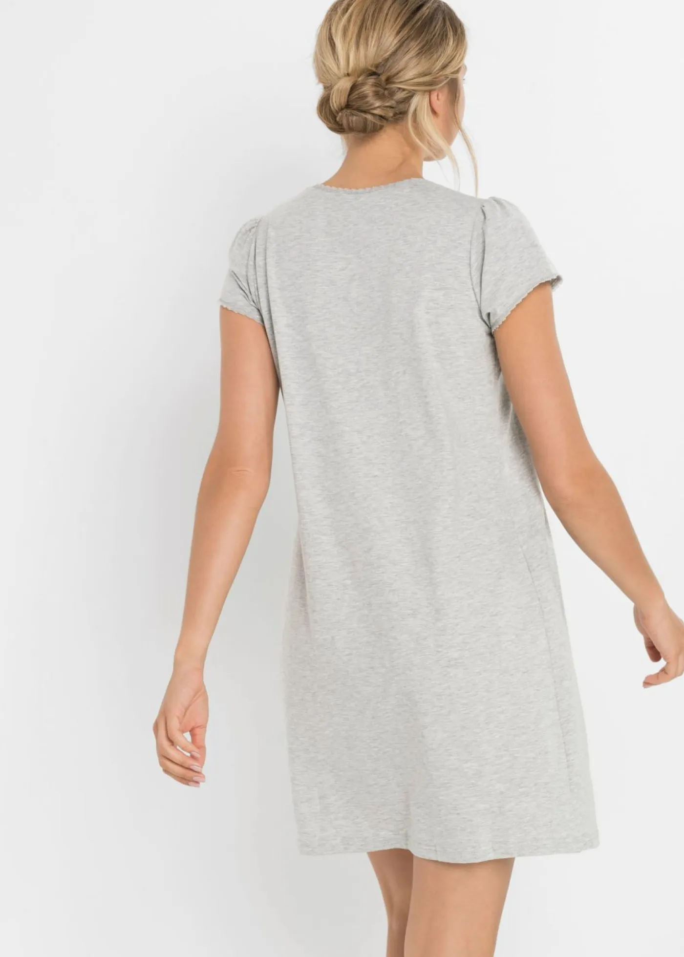 Clearance Camisón de lactancia de algodón orgánico Mujer Premamá Y Lactancia|Básicos