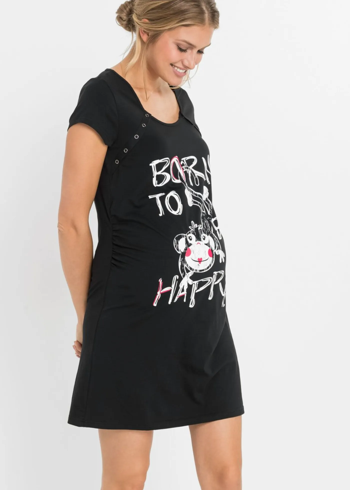 Best Camisón de lactancia de algodón Mujer Premamá Y Lactancia|Ropa Para Dormir
