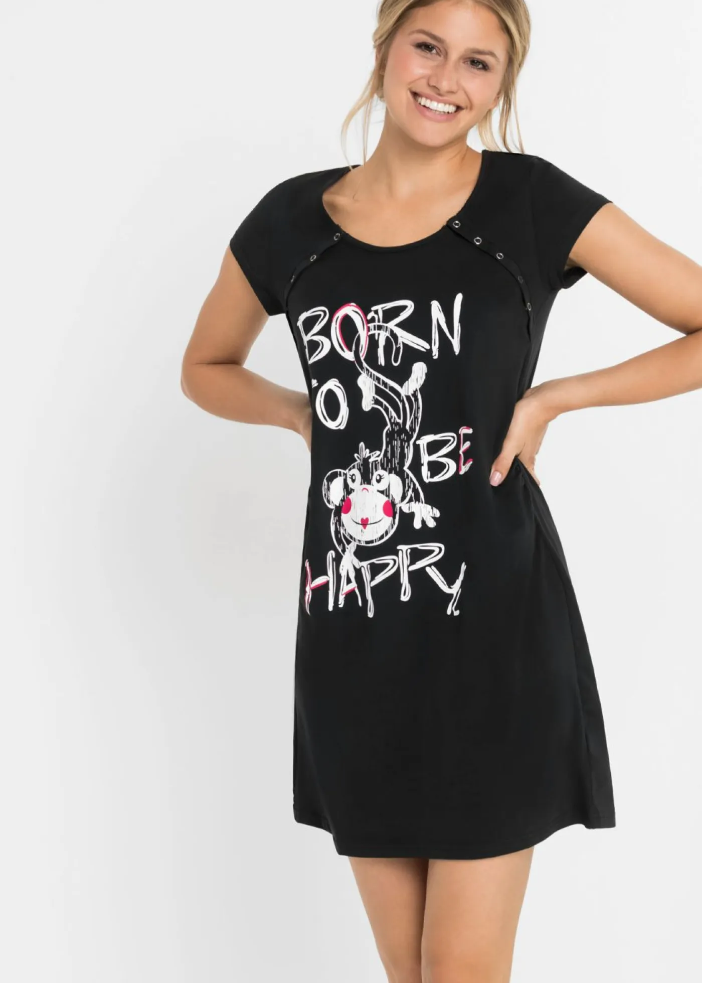 Best Camisón de lactancia de algodón Mujer Premamá Y Lactancia|Ropa Para Dormir