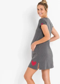 Camisón de lactancia de algodón orgánico Mujer Premamá Y Lactancia|Ropa Para Dormir
