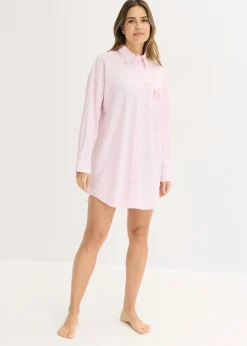 New Camisón holgado de algodón puro Mujer Ropa Para Dormir