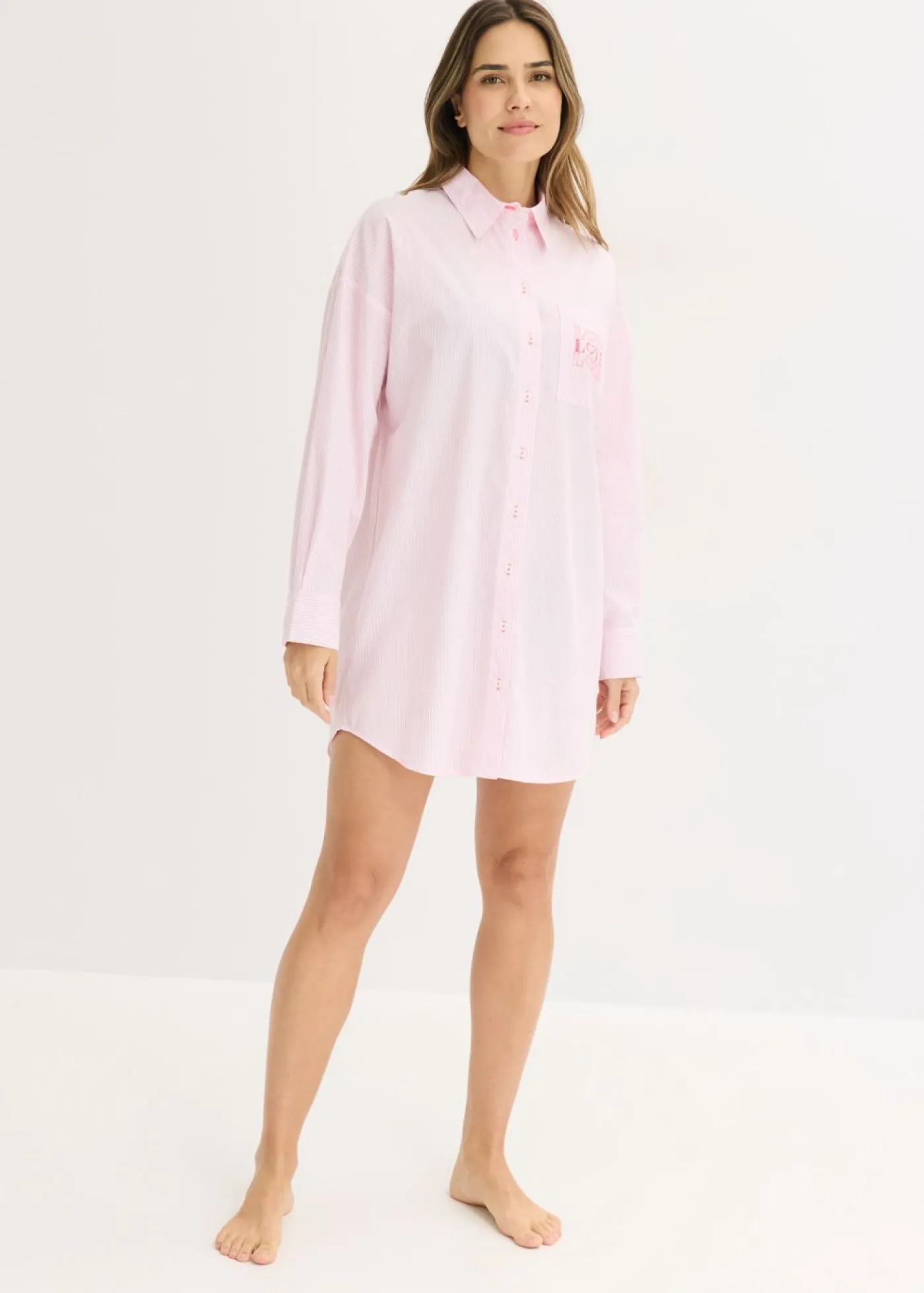 New Camisón holgado de algodón puro Mujer Ropa Para Dormir