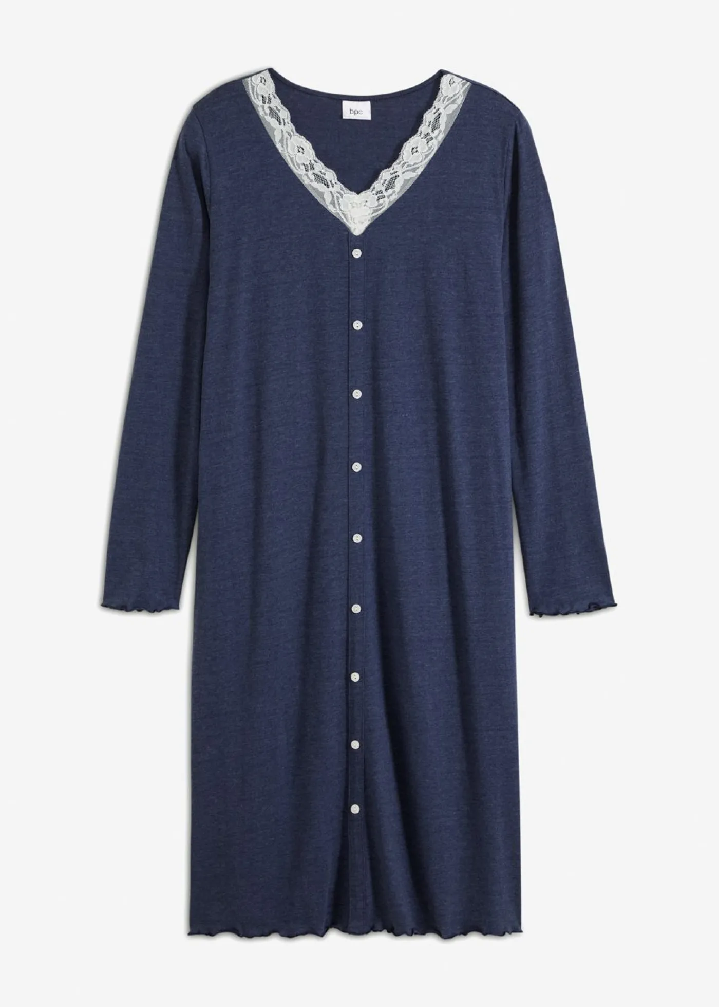Camisón largo con botones Mujer Ropa Para Dormir