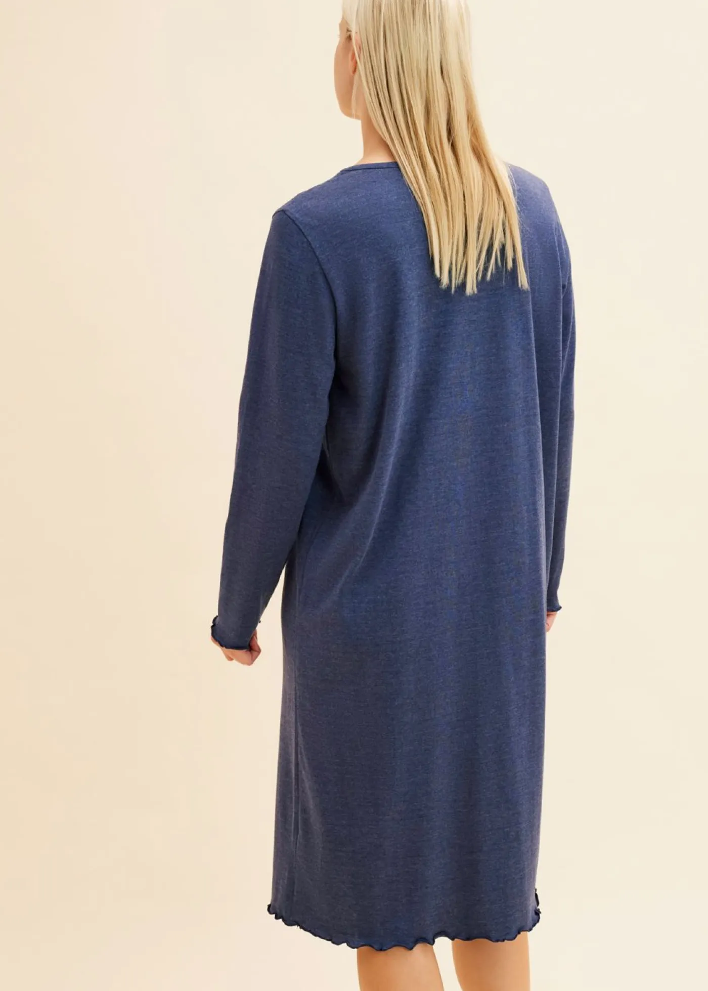Camisón largo con botones Mujer Ropa Para Dormir