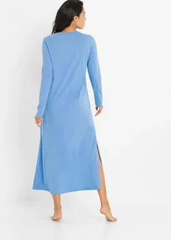 Outlet Camisón largo de algodón orgánico puro Mujer Ropa Para Dormir