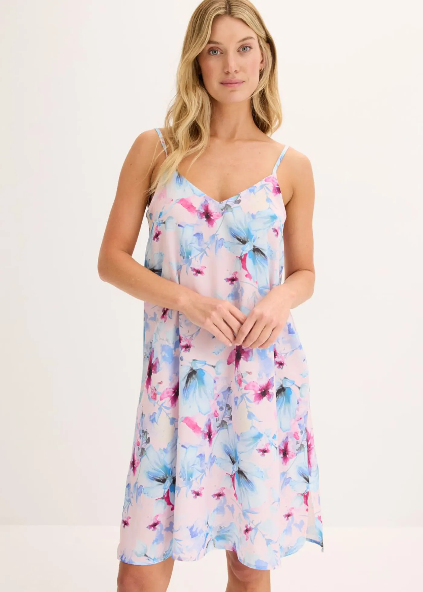 Sale Camisón largo de satén brillante Mujer Ropa Para Dormir