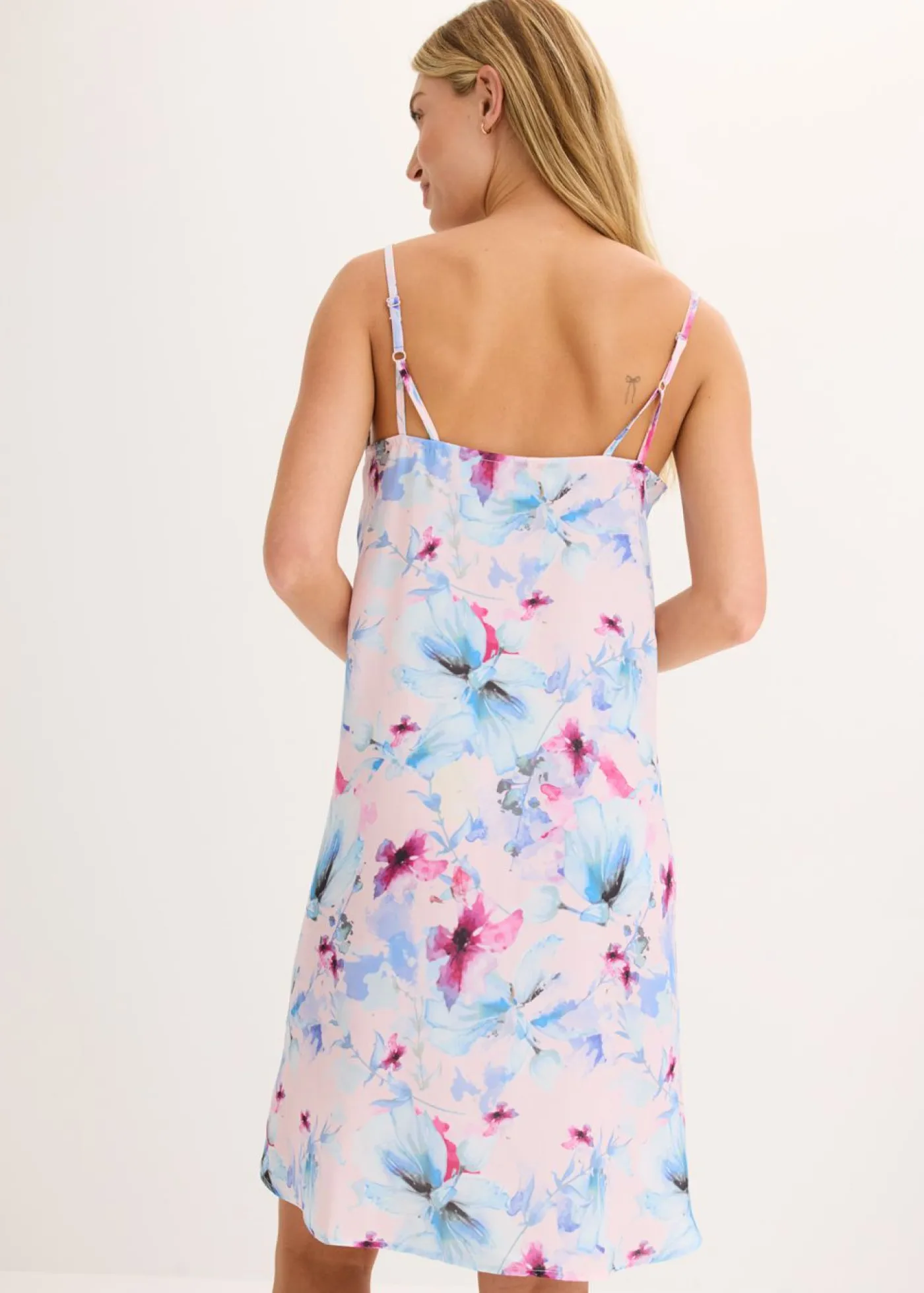 Sale Camisón largo de satén brillante Mujer Ropa Para Dormir