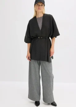 Capa de punto oversize Mujer Esenciales|Chaquetas Y Abrigos