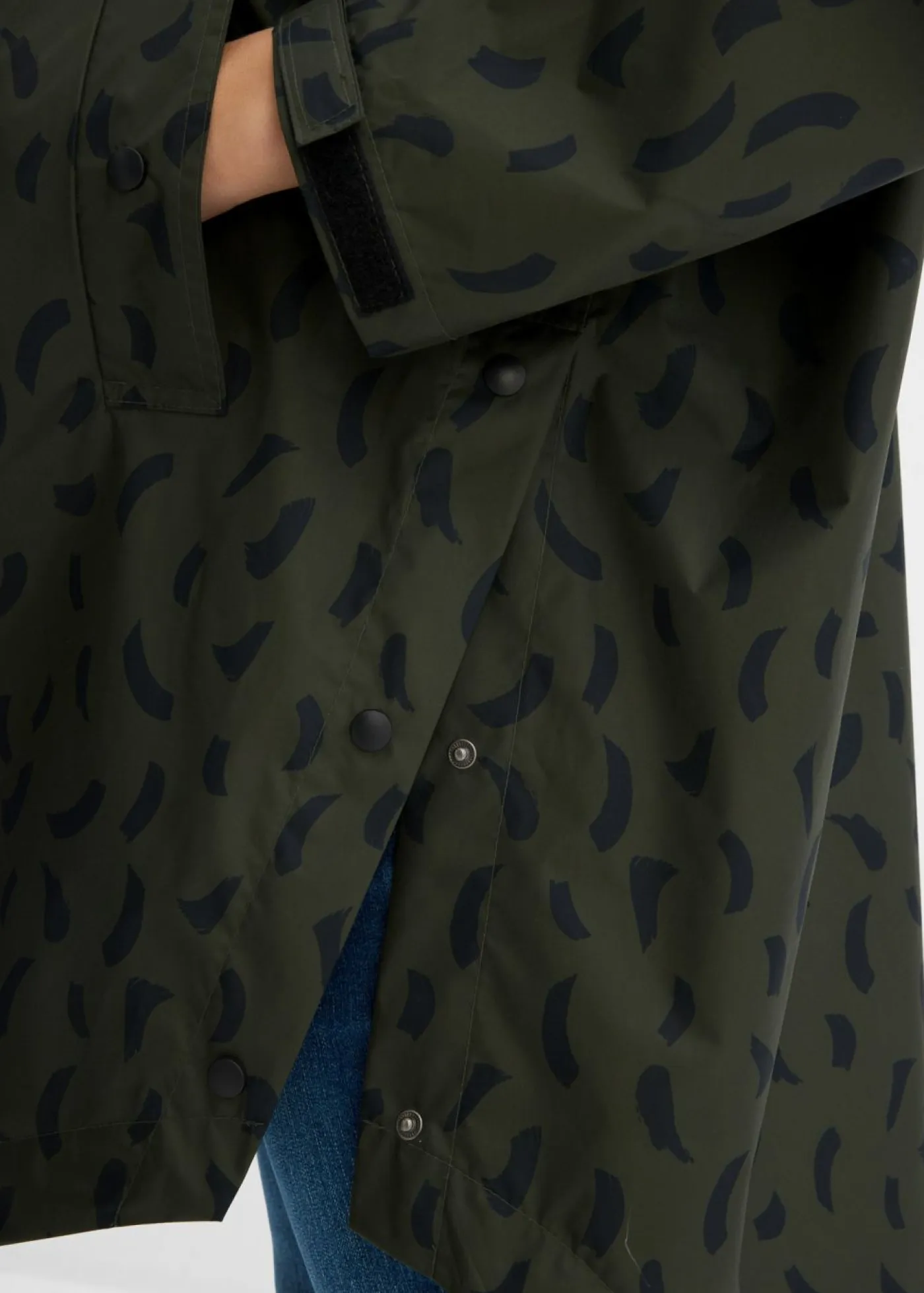 Hot Capa impermeable premamá 3 en 1 con inserto de porteo y bolsa Mujer Premamá