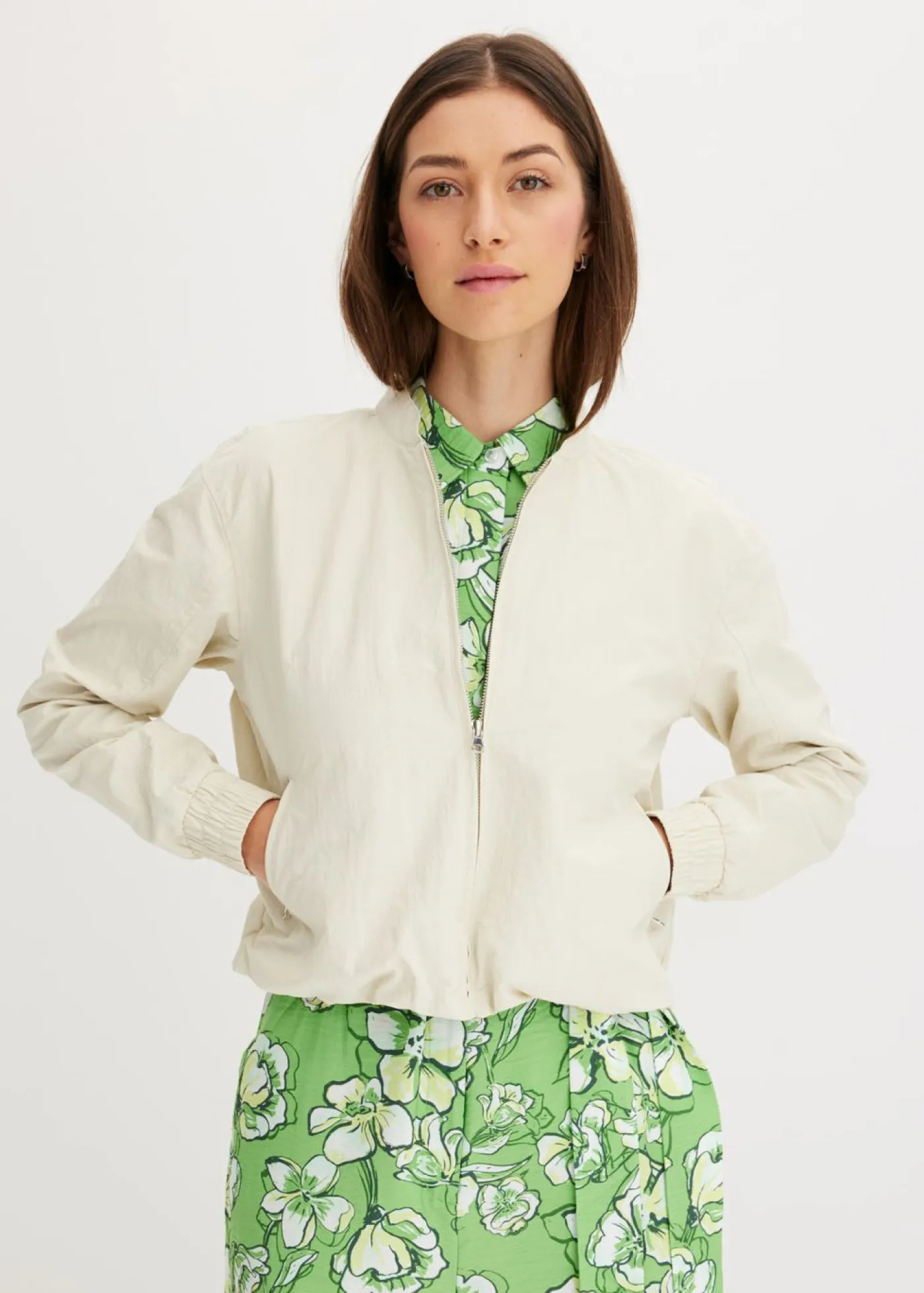 Online Cazadora corta y suave Mujer Chaquetas Y Abrigos