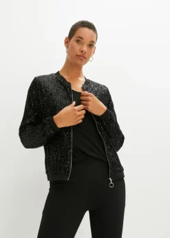 Online Cazadora de lentejuelas, Mujer Chaquetas Y Abrigos