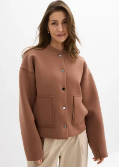 Cazadora de neopreno cómodo Mujer Esenciales|Chaquetas Y Abrigos