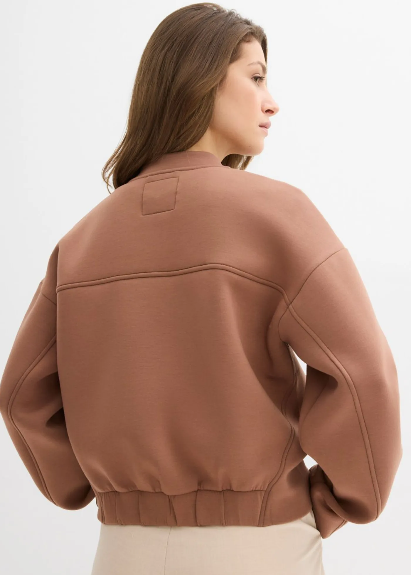 Cazadora de neopreno cómodo Mujer Esenciales|Chaquetas Y Abrigos