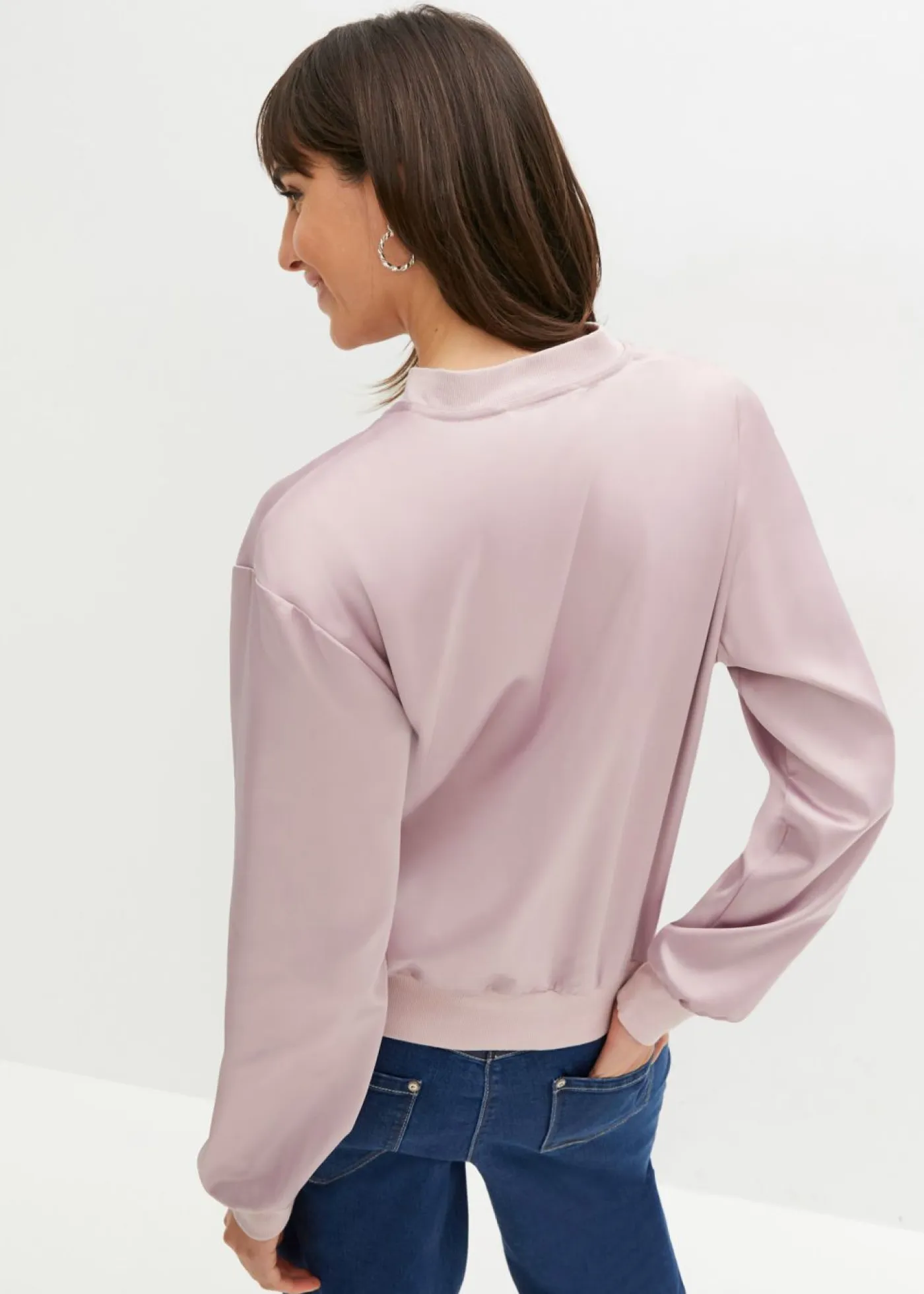 Outlet Cazadora de satén Mujer Chaquetas Y Abrigos