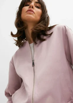 Outlet Cazadora de satén Mujer Chaquetas Y Abrigos