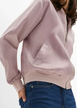 Outlet Cazadora de satén Mujer Chaquetas Y Abrigos