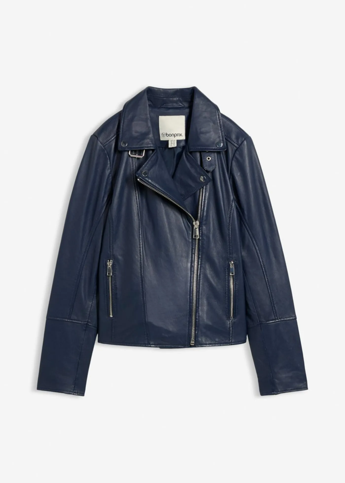 Cazadora motera de napa Mujer Premium|Chaquetas Y Abrigos