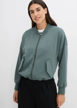Sale Cazadora oversize de neopreno de suave mezcla de viscosa Mujer Ropa Cómoda|Chaquetas Y Abrigos
