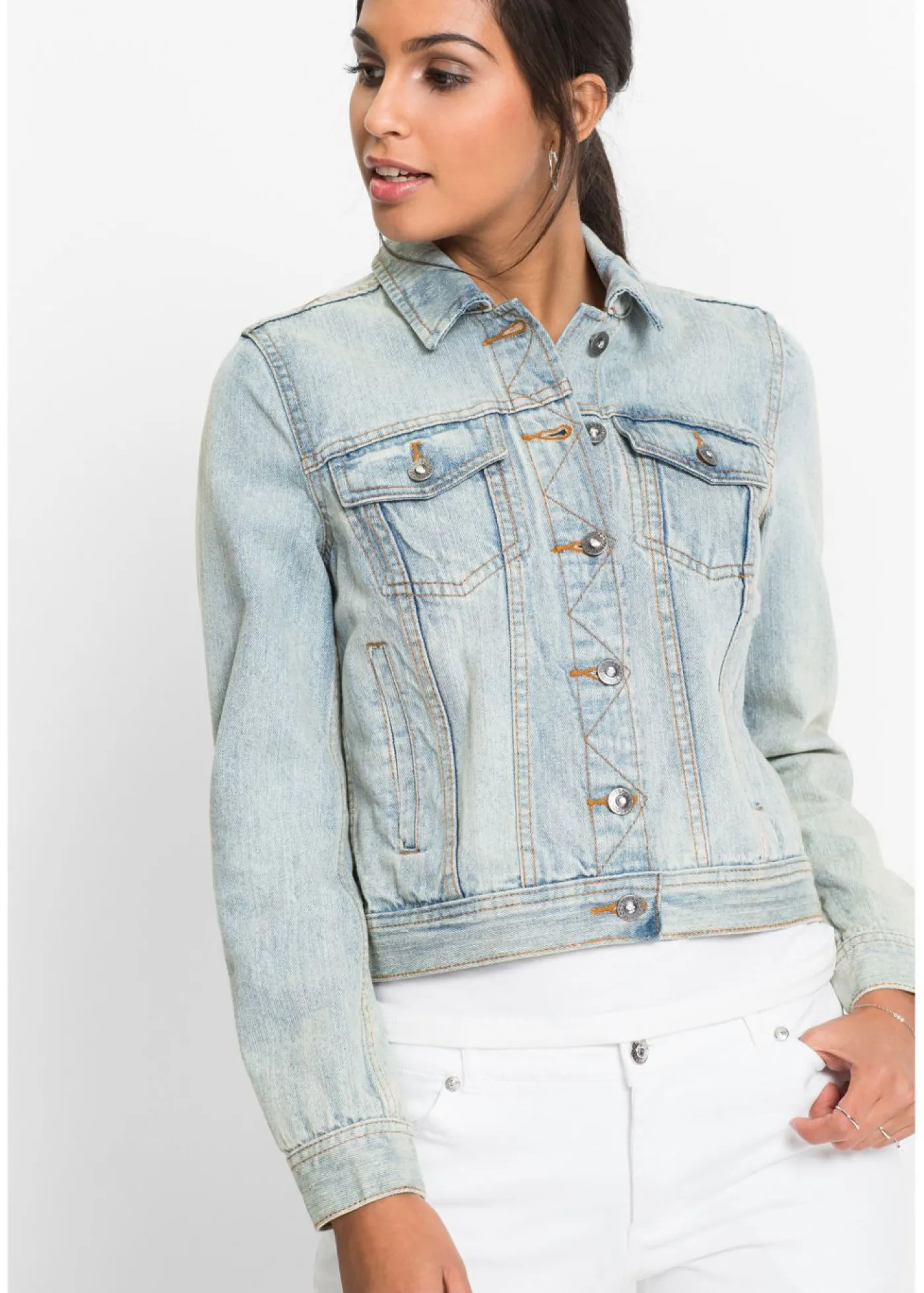 New Cazadora vaquera Mujer Chaquetas Y Abrigos