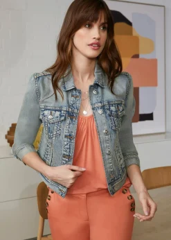 New Cazadora vaquera Mujer Chaquetas Y Abrigos