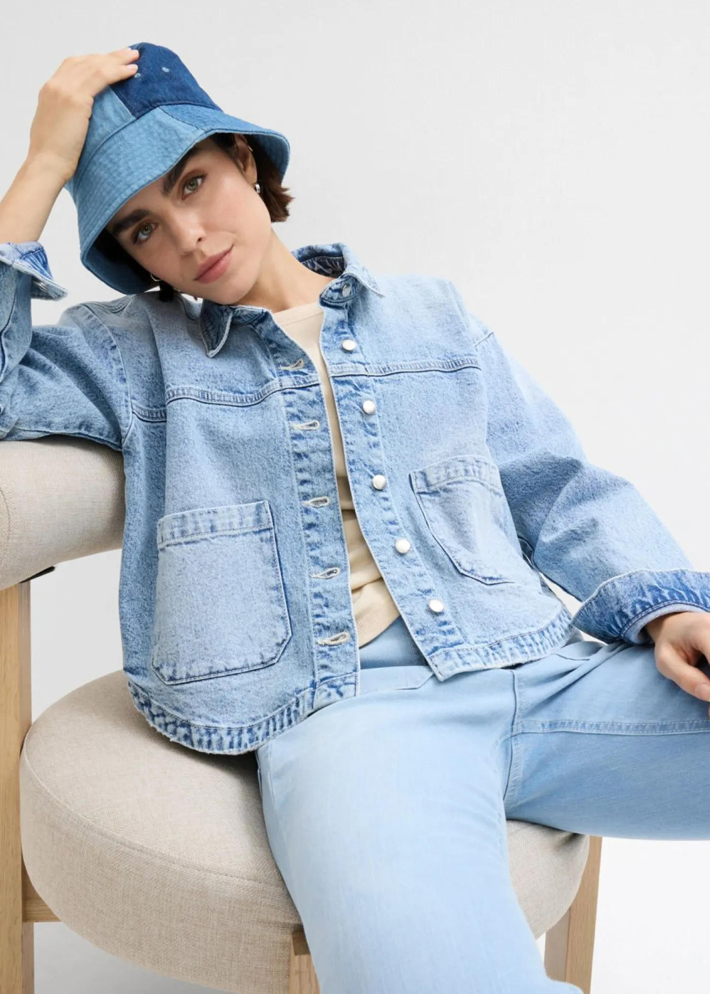Online Cazadora vaquera Mujer Chaquetas Y Abrigos